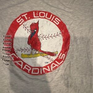 St. Louis Cardinals Gray Short Sleeve Tee